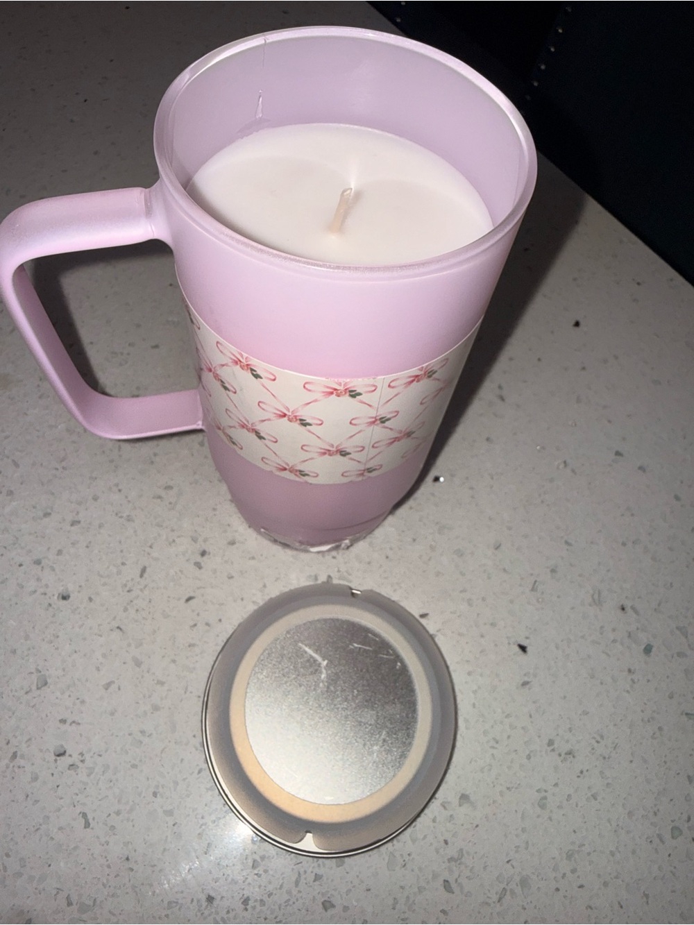 Pink Scented Candle Travel Mug – Women Bath & Body
